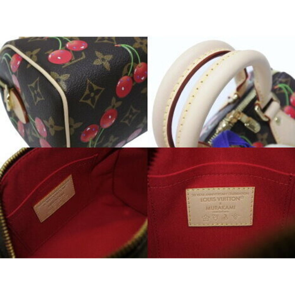 Louis Vuitton LV TM Speedy Bandouliere Cherry Red Blossom handbag - Picture 7 of 8